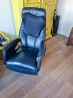 hjort knudsen relax fauteuil blauw, Ophalen, Gebruikt, 50 tot 75 cm, Leer