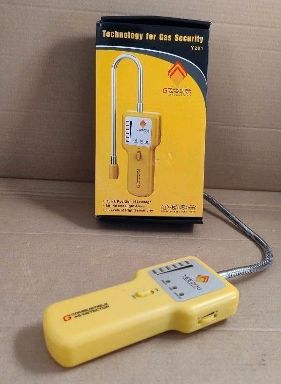 Gaslek detector Yeezou Y201, Doe-het-zelf en Verbouw, Meetapparatuur, Zo goed als nieuw, Overige meters, Ophalen of Verzenden