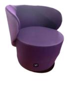 Fauteuil Design Paars Nieuw, Ophalen, Zo goed als nieuw, Metaal, 50 tot 75 cm