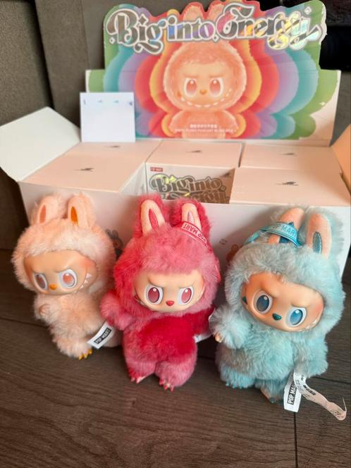 Originele labubus big into energy, Kinderen en Baby's, Speelgoed | Knuffels en Pluche, Nieuw, Overige typen, Ophalen of Verzenden