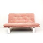 Vintage roze Artifort Kho Liang Le tweezits bankje | bank, Ophalen of Verzenden, Huis en Inrichting