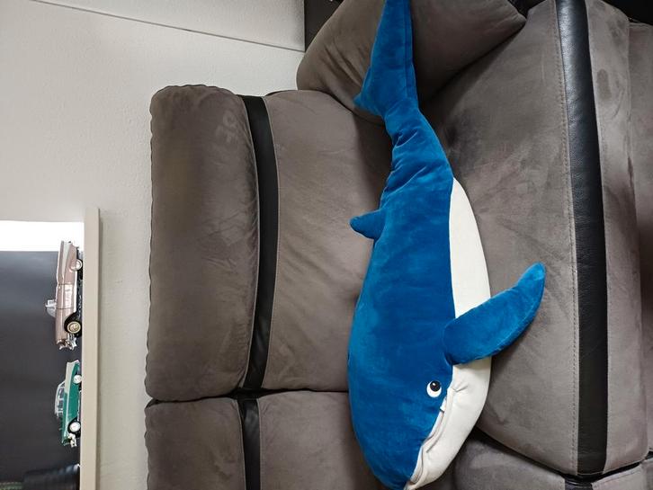 Verzwaringsknuffel walvis, Kinderen en Baby's, Speelgoed | Knuffels en Pluche, Zo goed als nieuw, Overige typen, Ophalen of Verzenden