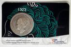 100 jaar type gulden Wilhelmina coincard 1923, Postzegels en Munten, Munten | Nederland, Ophalen of Verzenden
