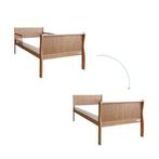 Woodies peuterbedje - Mooi en stevig!, Ophalen, 70 tot 85 cm, Zo goed als nieuw, Lattenbodem