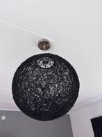 Hanglamp grote zwarte bol, Stof, Ophalen of Verzenden, Zo goed als nieuw, 50 tot 75 cm