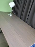 IKEA Galant Bureau Taupe 160x80, Huis en Inrichting, Ophalen, In hoogte verstelbaar, Gebruikt