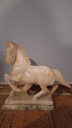 Albast paard, Antiek en Kunst, Curiosa en Brocante, Ophalen