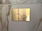 Wiesbaden Drukplaat - Geborsteld Messing goud, Ophalen of Verzenden, Nieuw, Toilet