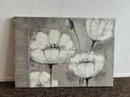 Schilderij met bloemen 3D reliëf, Ophalen, Gebruikt, 50 tot 75 cm, Schilderij