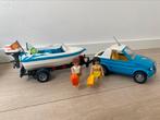 Playmobil 6864 Pick-up met speedboot met onderwatermotor, Complete set, Zo goed als nieuw, Ophalen