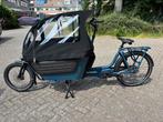Winora Fub 2W bakfiets - 500 watt Bosch middenmotor, Gebruikt, Elektrisch, 2 kinderen, Ophalen