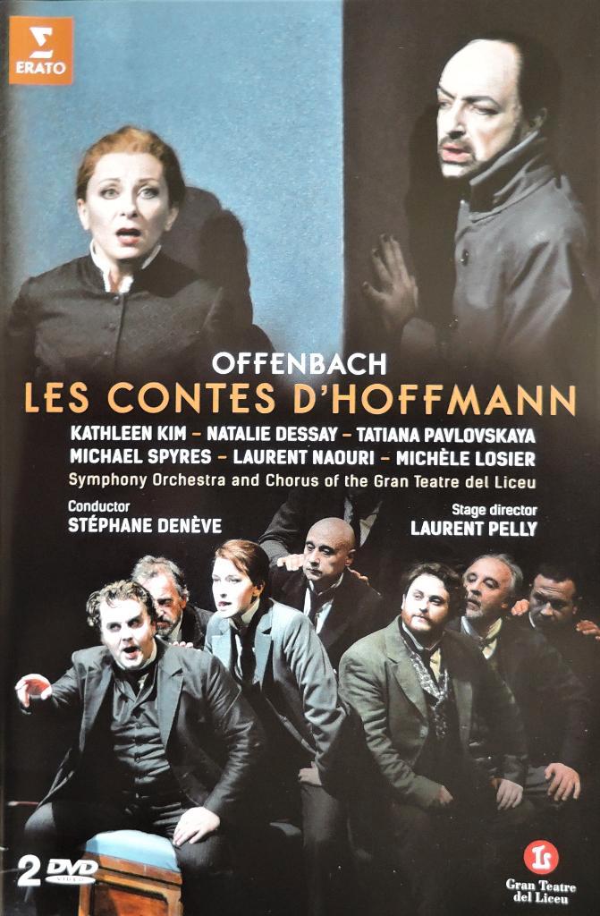Dubbel DVD - Les Contes d'Hoffmann/ Offenbach - Erato - 2013, Cd's en Dvd's, Cd's | Klassiek, Zo goed als nieuw, Opera of Operette