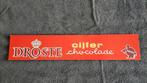 Droste reclame bord cijfers chocolade, Diversen, Sinterklaas, Ophalen of Verzenden, Gebruikt