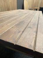 Eettafel massief eiken, 200 cm of meer, Nieuw, 100 tot 150 cm, Rechthoekig