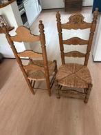Antieke houten stoelen, Ophalen, Gebruikt, Twee, Bruin