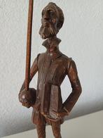 Don Quichot / Don Quixote spaanse handgesneden houtsculptuur, Antiek en Kunst, Kunst | Beelden en Houtsnijwerken, Ophalen of Verzenden