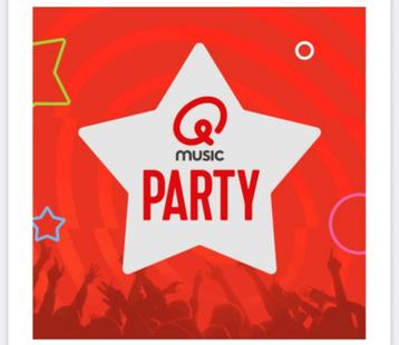 9 tickets Q music party zaterdag 4 oktober 19.00 - 01.00 u beschikbaar voor biedingen