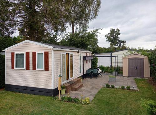 Chalet in Drents - friese wold. 4/5 pers., Caravans en Kamperen, Stacaravans, Ophalen