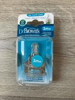 Dr brown 3m+ flesspenen  2 stuks, Nieuw, Overige typen, Ophalen of Verzenden