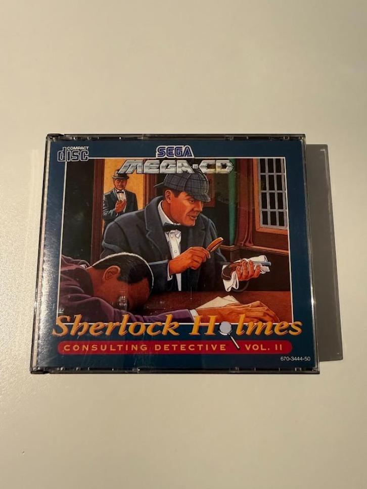 Mega CD Sherlock Holmes 2, Spelcomputers en Games, Games | Sega, Mega Drive, Racen en Vliegen, 1 speler, Vanaf 3 jaar, Online