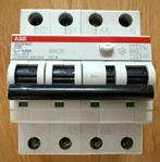 ABB Aardlekautomaat 3P+N, C Kar, 25A, 30mA, 6kA A-type, Doe-het-zelf en Verbouw, Ophalen of Verzenden, Zo goed als nieuw, Schakelaar