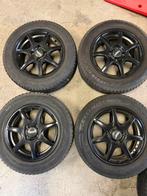 Lichtmetalen velgen winterbanden 175/65/14 fiat 500, Ophalen, 14 inch, 175 mm, Banden en Velgen