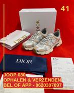 Dior Chrono-sneaker Mesh creme silver beige panelen maat 41, Ophalen of Verzenden, Nieuw, Overige kleuren, Sneakers of Gympen