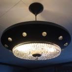 hanglamp jeren 60/70, Vintage, Ophalen of Verzenden, Zo goed als nieuw, Glas