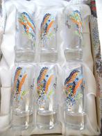 Zes Antoni Gaudi glaasjes met Draak / Salamander, Antiek en Kunst, Ophalen of Verzenden