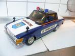 Ouder Chinees blikken Police Car ME 621 in doos 42cm modelau, Hobby en Vrije tijd, Modelauto's | 1:5 tot 1:12, Ophalen of Verzenden