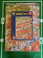 Jan van Haasteren puzzel de Tennisbaan compleet, Ophalen, 500 t/m 1500 stukjes, Zo goed als nieuw, Legpuzzel