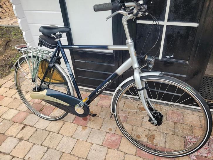 Zgan Union fiets 61cm frame, Fietsen en Brommers, Fietsen | Heren | Herenfietsen, Zo goed als nieuw, Overige merken, Versnellingen