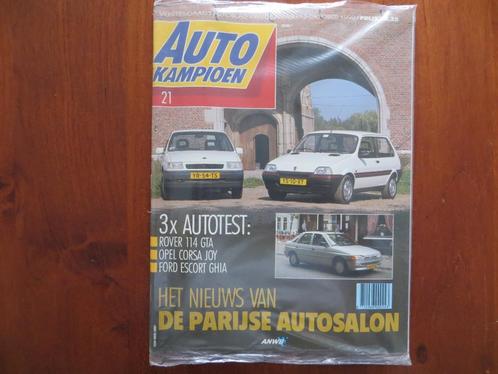 Autokampioen 21 1990 Polo, Escort, Rover 114, Corsa, Avanti, Boeken, Auto's | Folders en Tijdschriften, Nieuw, Ford, Ophalen of Verzenden