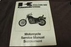 Kawasaki Vulcan 500 EN500 1990 91 service manual supplement, Motoren, Handleidingen en Instructieboekjes, Verzenden, Kawasaki