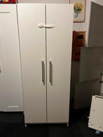Witte kledingkast met deuren, Huis en Inrichting, Ophalen, Kunststof, 50 tot 100 cm, Zo goed als nieuw
