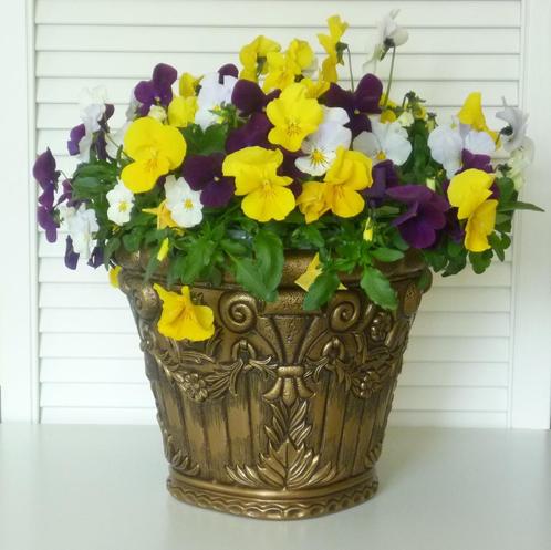 vintage sier bloempot / overpot... merk Tissot... *nieuw*, Antiek en Kunst, Curiosa en Brocante, Verzenden