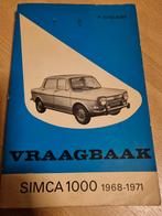 Vraagbaak Simca 1000 1968-1971, Ophalen of Verzenden