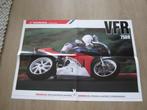 Honda o.a. VFR750R RC30 / NS125 / MTX125 poster folder 1988, Ophalen of Verzenden, Honda