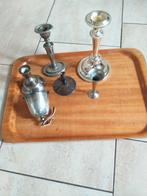 antiek curiosa 6 zilver verzilverde voorwerpen, Ophalen of Verzenden, Gebruikt, Metaal