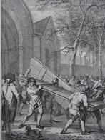 gravure afbreken stadspoorten Franeker Vinkeles 1790, Antiek en Kunst, Kunst | Etsen en Gravures, Verzenden