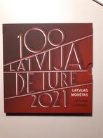 Letland 2021: BU-set incl. 2 Euro 100 jr Erkenning (blister), Postzegels en Munten, Munten | Europa | Euromunten, Verzenden, Overige landen