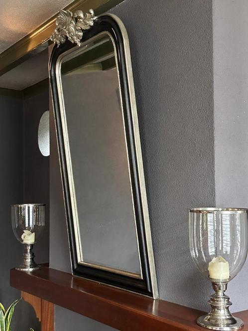 Stijlvolle Louise Philipe spiegel Vintage / Barok look, Huis en Inrichting, Woonaccessoires | Spiegels, Minder dan 100 cm, Rechthoekig