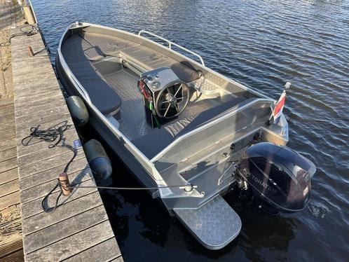 Aluship Typhoon 500 + 60pk Tohatsu 2022, Watersport en Boten, Vis- en Consoleboten, Gebruikt, 50 tot 70 pk, 3 tot 6 meter, Benzine