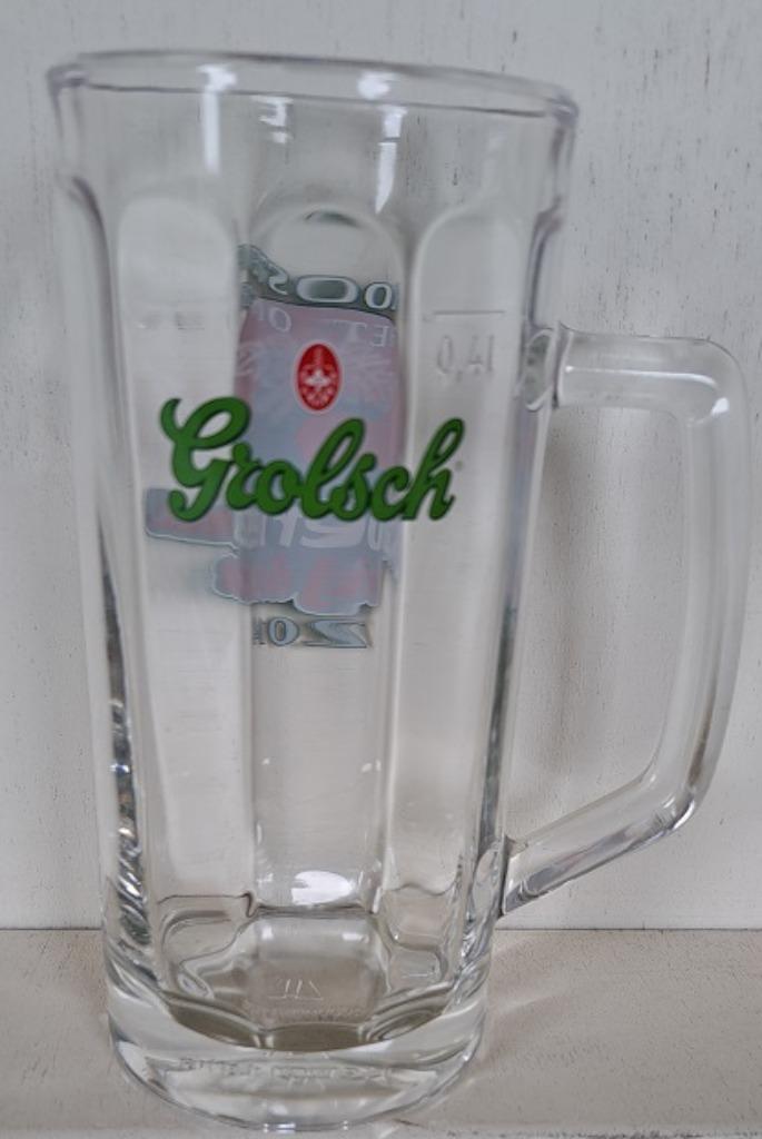 Grolsch Bierglas Pul 0,4L Oktoberfeesten de Radstake 2014, Verzamelen, Biermerken, Nieuw, Glas of Glazen, Grolsch, Ophalen of Verzenden