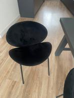 4x eettafelstoelen zwart velours, Huis en Inrichting, Stoelen, Ophalen, Zo goed als nieuw, Zwart, Vier