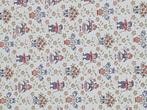 13995 behang folklore poppetjes retro kleurrijk dessin swiet, Verzenden, Minder dan 10 m², Rood