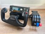 Logitech G Saitek Yoke, Throttle en Autopilot Panel, Computers en Software, Joysticks, Ophalen of Verzenden, Gebruikt, Logitech G