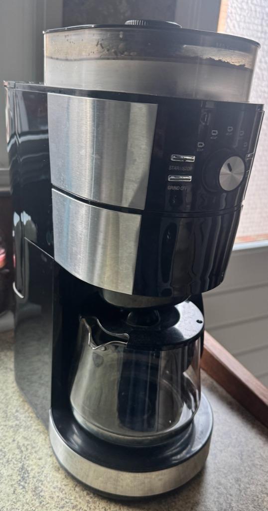 Koffiemachine met bonenmaler, Witgoed en Apparatuur, Koffiezetapparaten, Koffiemachine, Ophalen of Verzenden