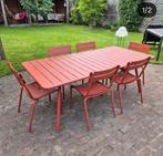 Nieuwe fermob Luxembourg tafels 207x100 1299 euro per st, Ophalen, Nieuw