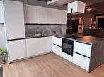 Complete keuken - Alpin wit inclusief alle apparaten, Ophalen, Wit, Hoekkeuken, Nieuw
